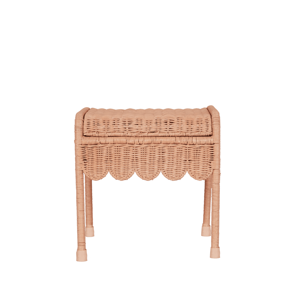 Olli Ella Petal Storie Stool - Seashell Pink