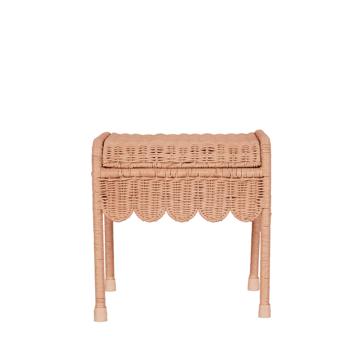 Olli Ella Petal Storie Stool - Seashell Pink