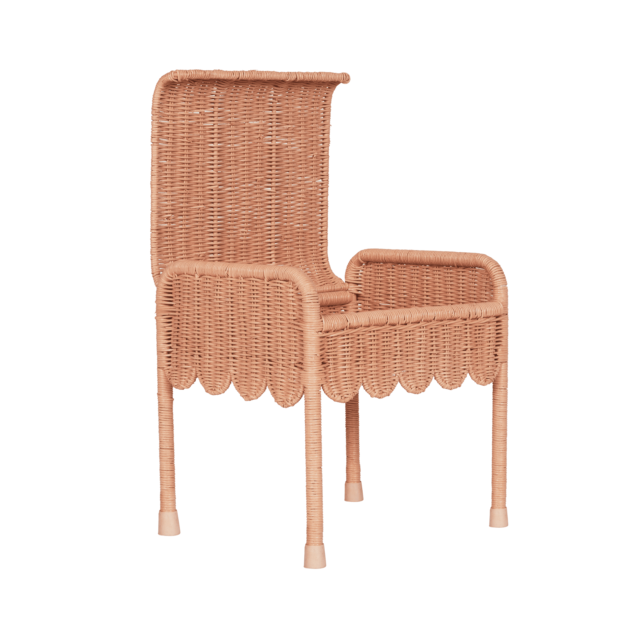 Olli Ella Petal Storie Stool - Seashell Pink
