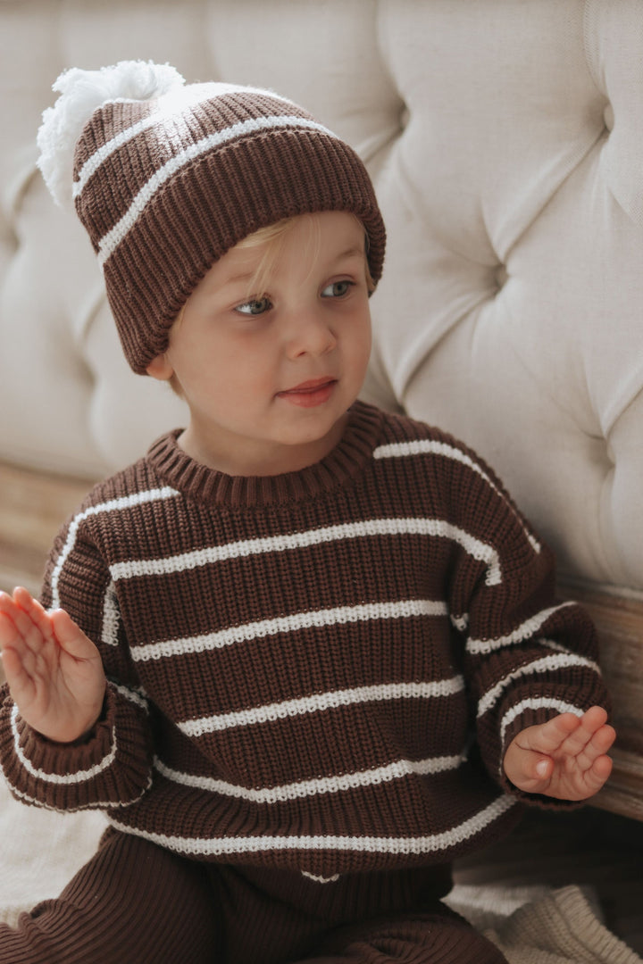 Ziggy Lou - Jumper | Chocolate Stripe