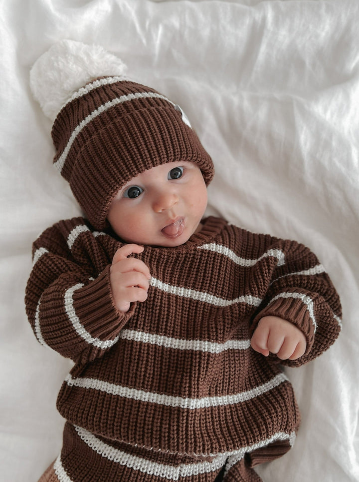 Ziggy Lou - Jumper | Chocolate Stripe