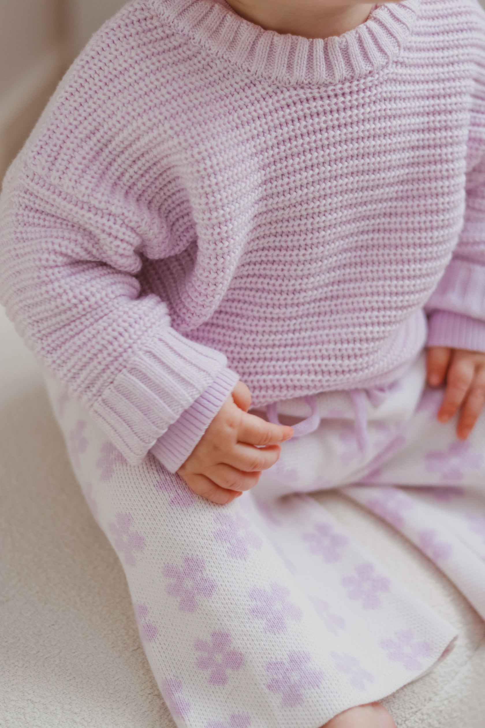 Ziggy Lou - Cropped Pants | Lilac Floral