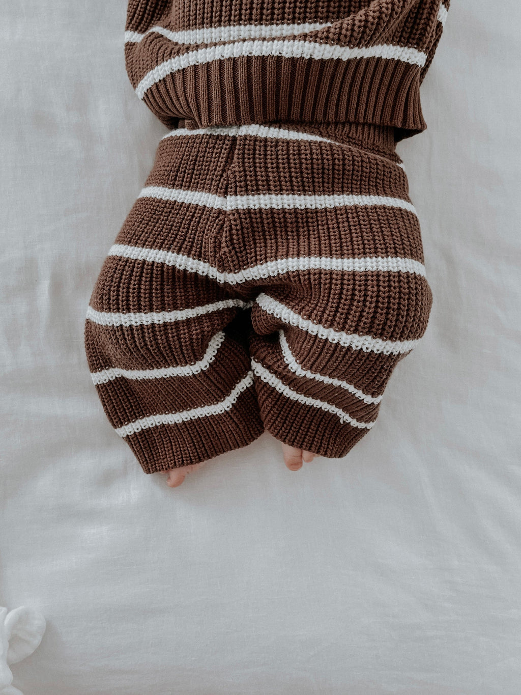 Ziggy Lou - Cropped Pants | Chocolate Stripe