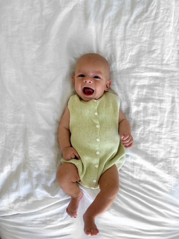 Ziggy Lou - Summer Bubble Romper | Lime