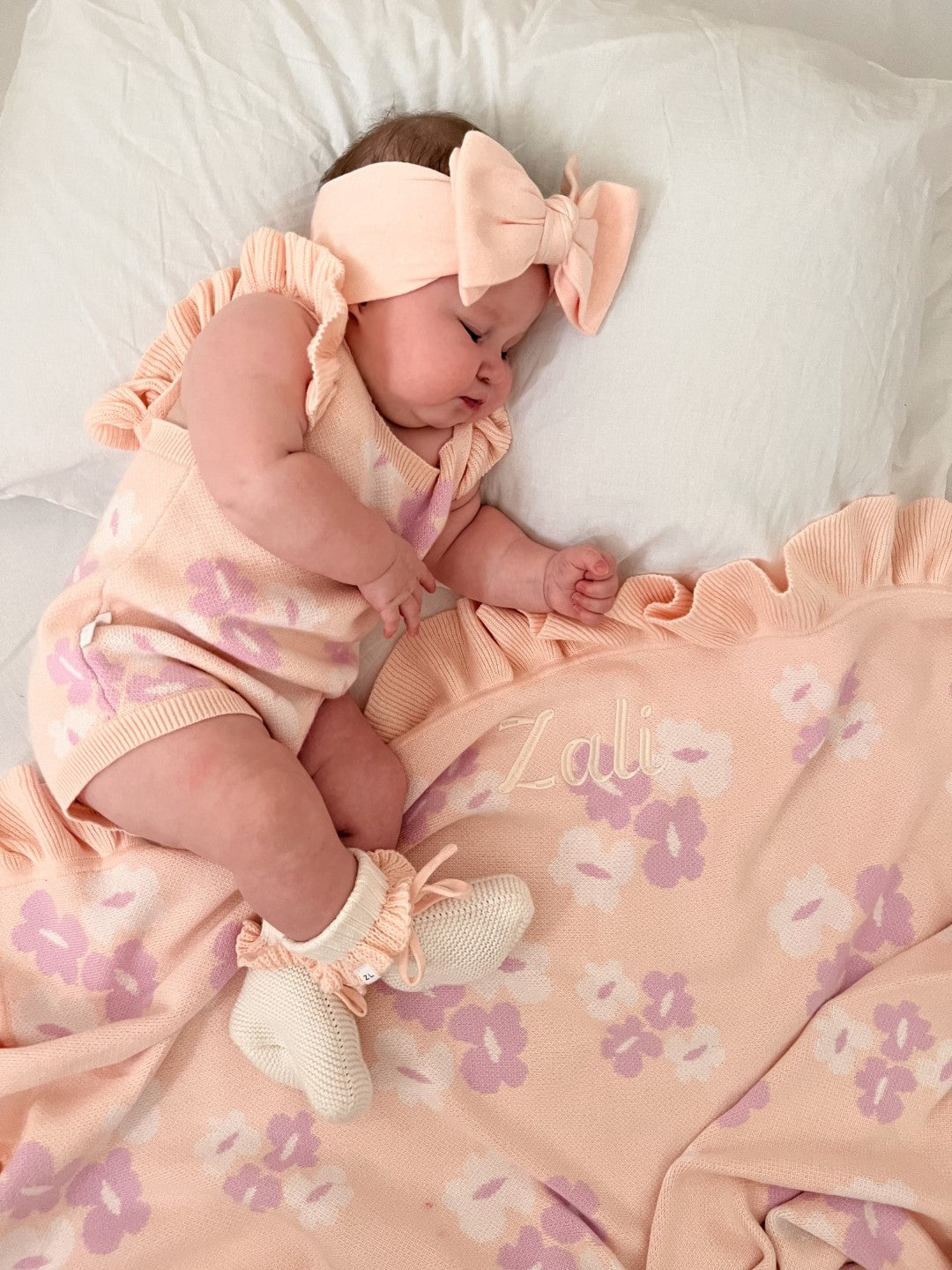 Ziggy Lou - Frill Romper | Flora