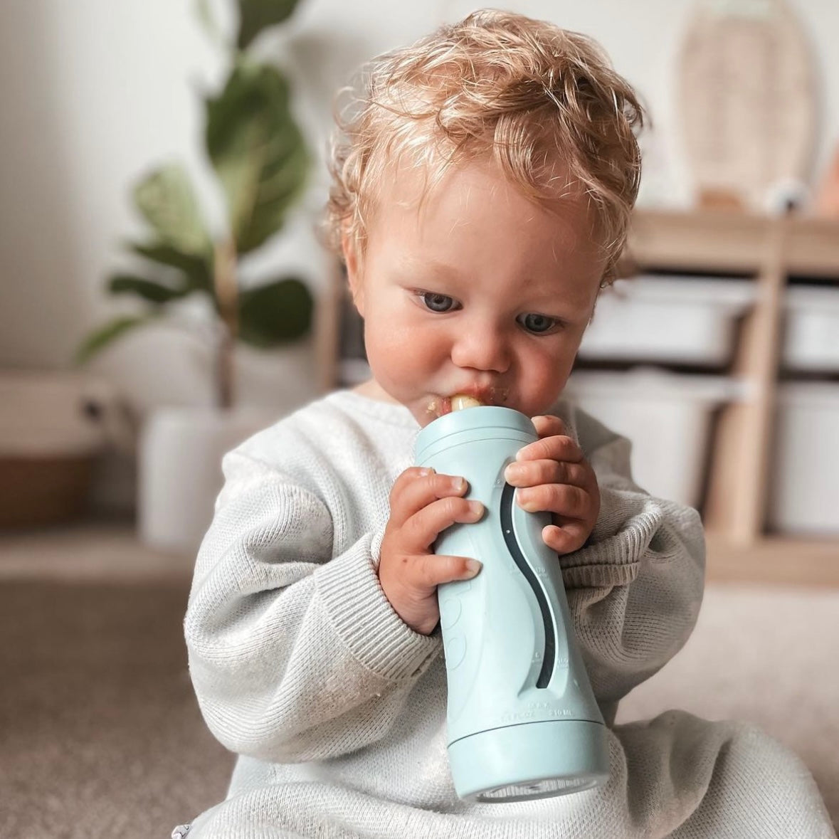 Food Bottle - Duck Egg Blue