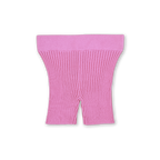 Organic Ribbed Essential Bike Shorts - Floss