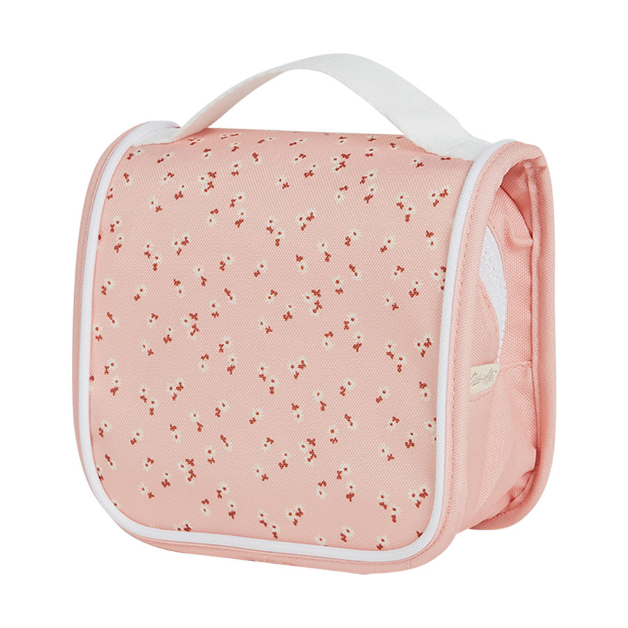 Olli Ella See-ya Wash Bag - Pink Daisies