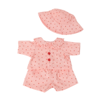 Dinkum Doll On the Go Outfit - Strawberry