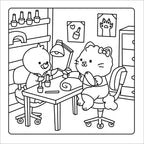 Happy Days - Groovy Cuties Cosy Colouring