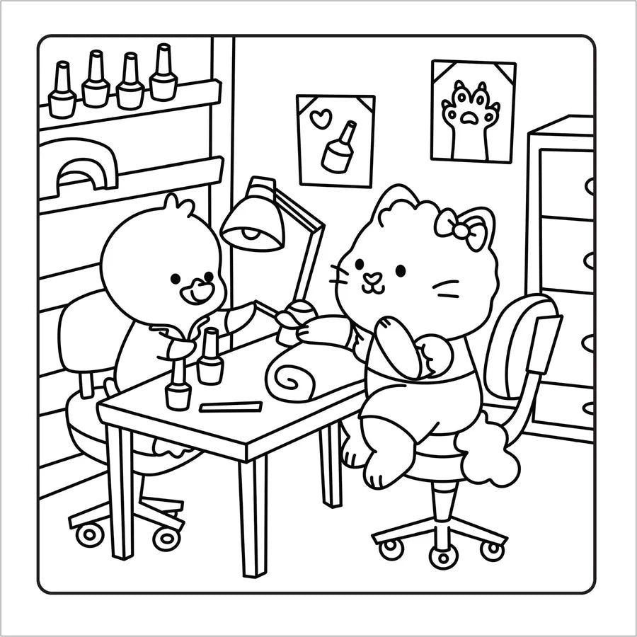 Happy Days - Groovy Cuties Cosy Colouring