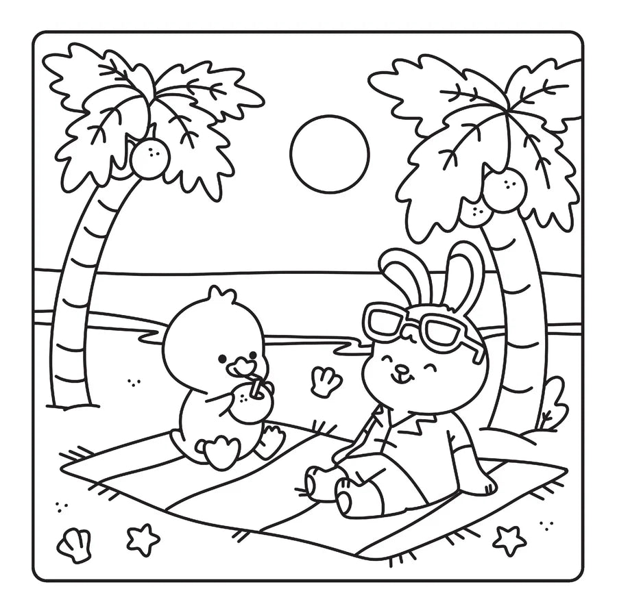 Happy Days - Happy Cuties Cosy Colouring Kit