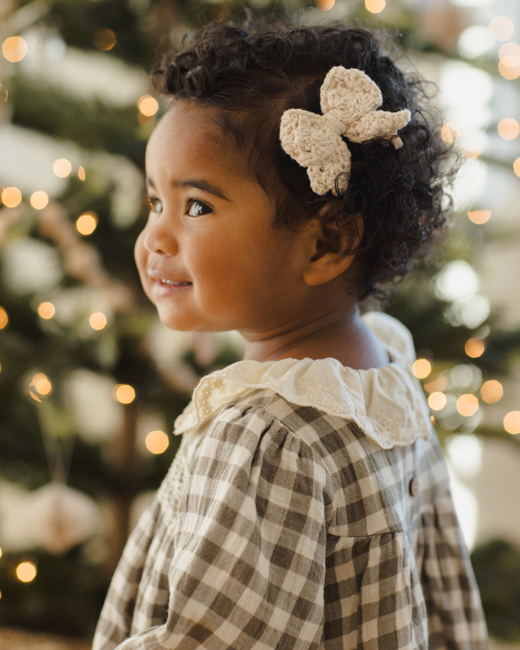 Callie Short Sleeve Dress - Forest Check