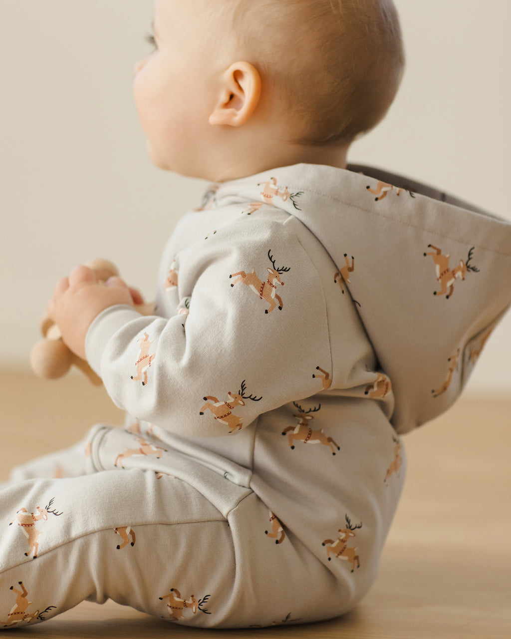 Hooded Jumpsuit - Reindeer