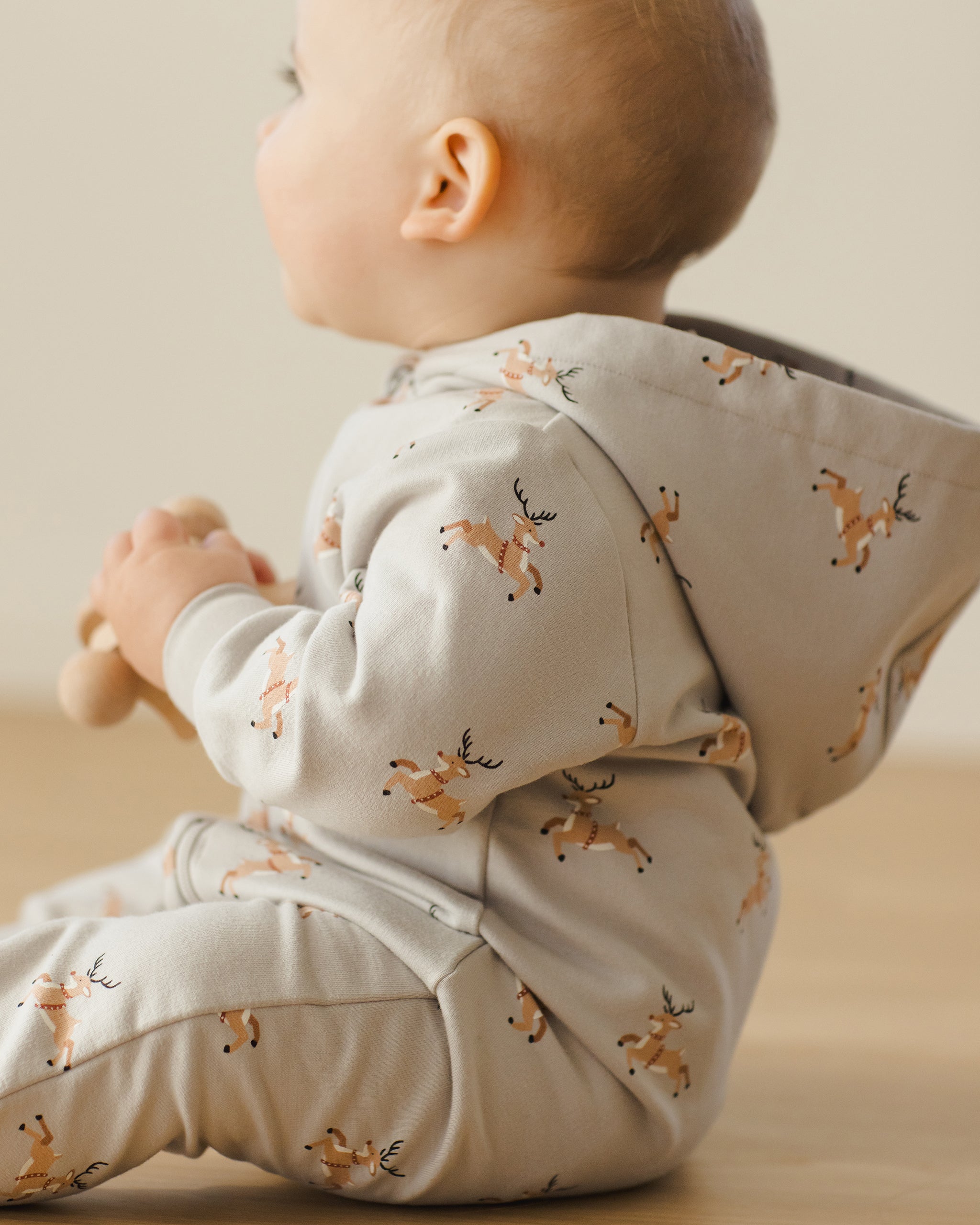 Hooded Jumpsuit - Reindeer