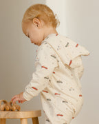 Hooded Jumpsuit - Cars