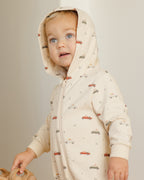 Hooded Jumpsuit - Cars