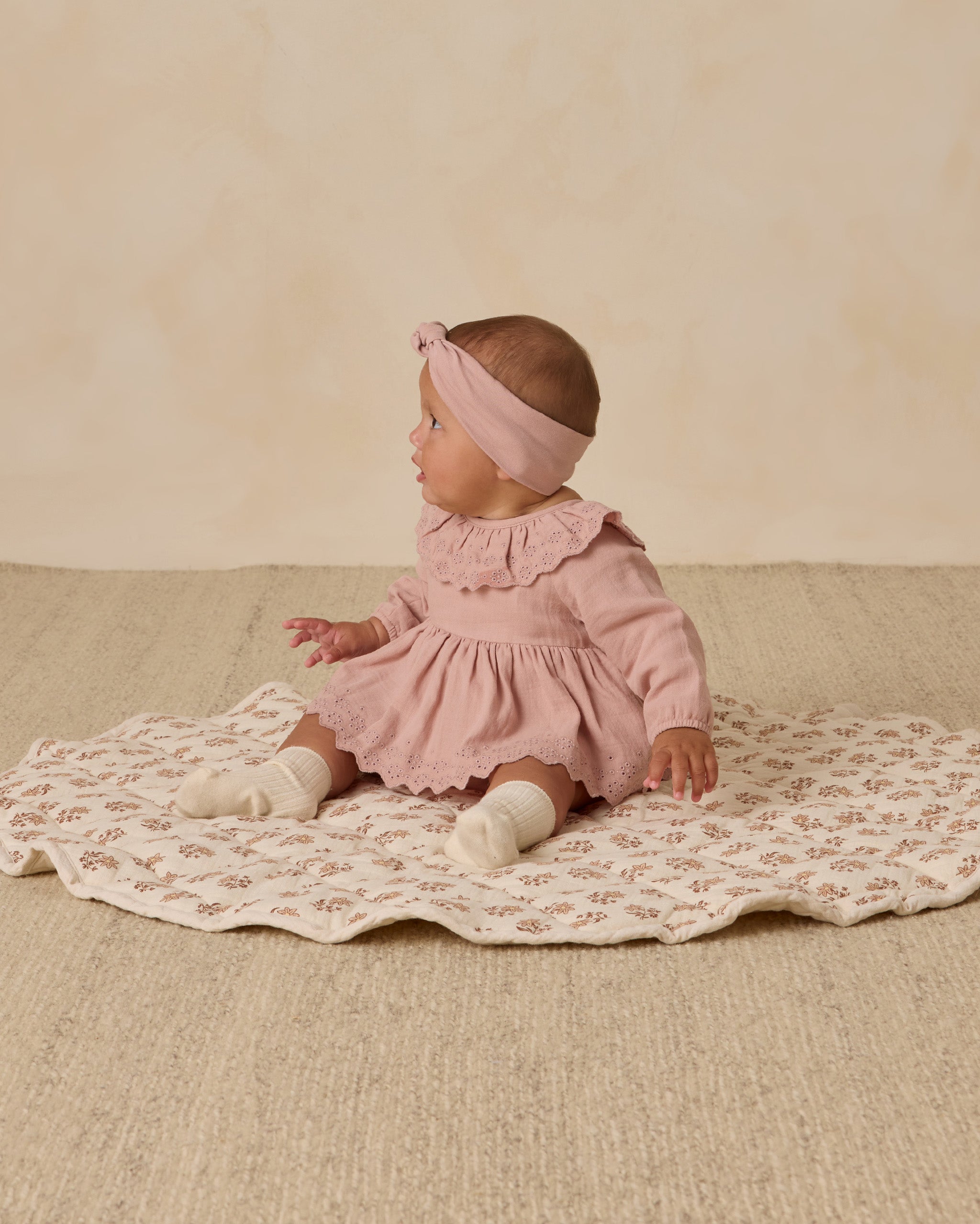 Quincy Mae Baby Play Mat - Daylily