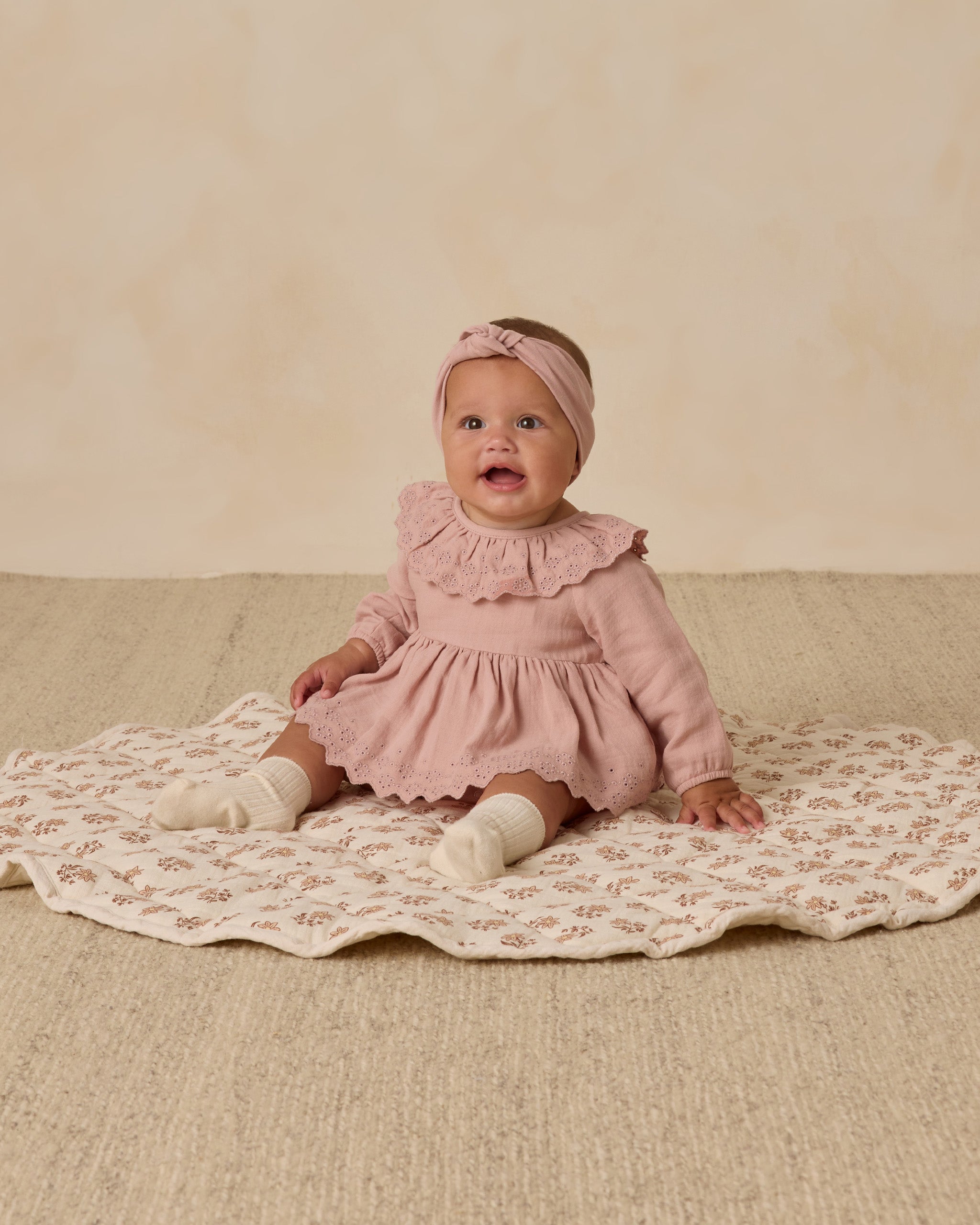 Quincy Mae Baby Play Mat - Daylily