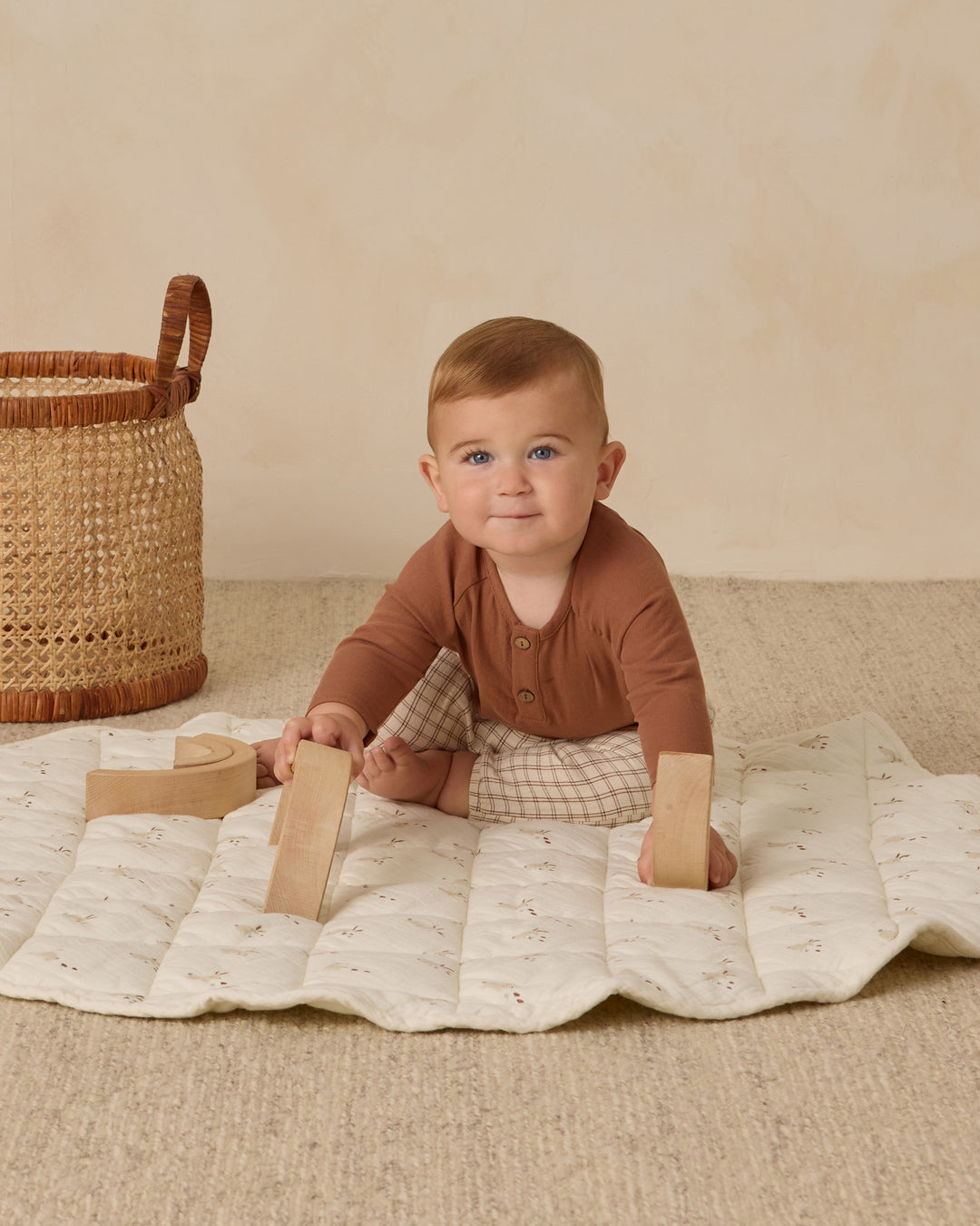 PRE-ORDER Quincy Mae Baby Play Mat || Bunnies