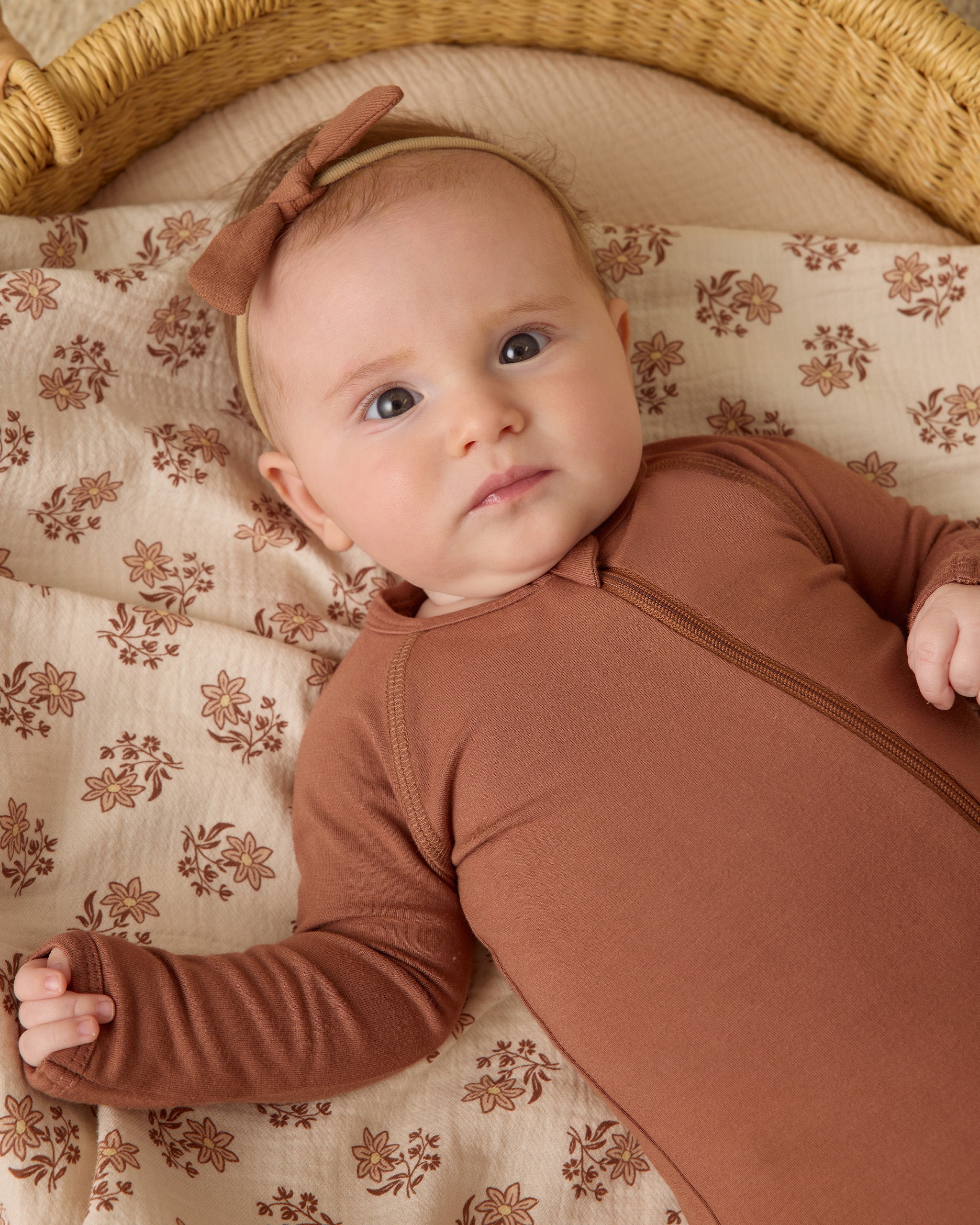 Quincy Mae Woven Swaddle - Daylily