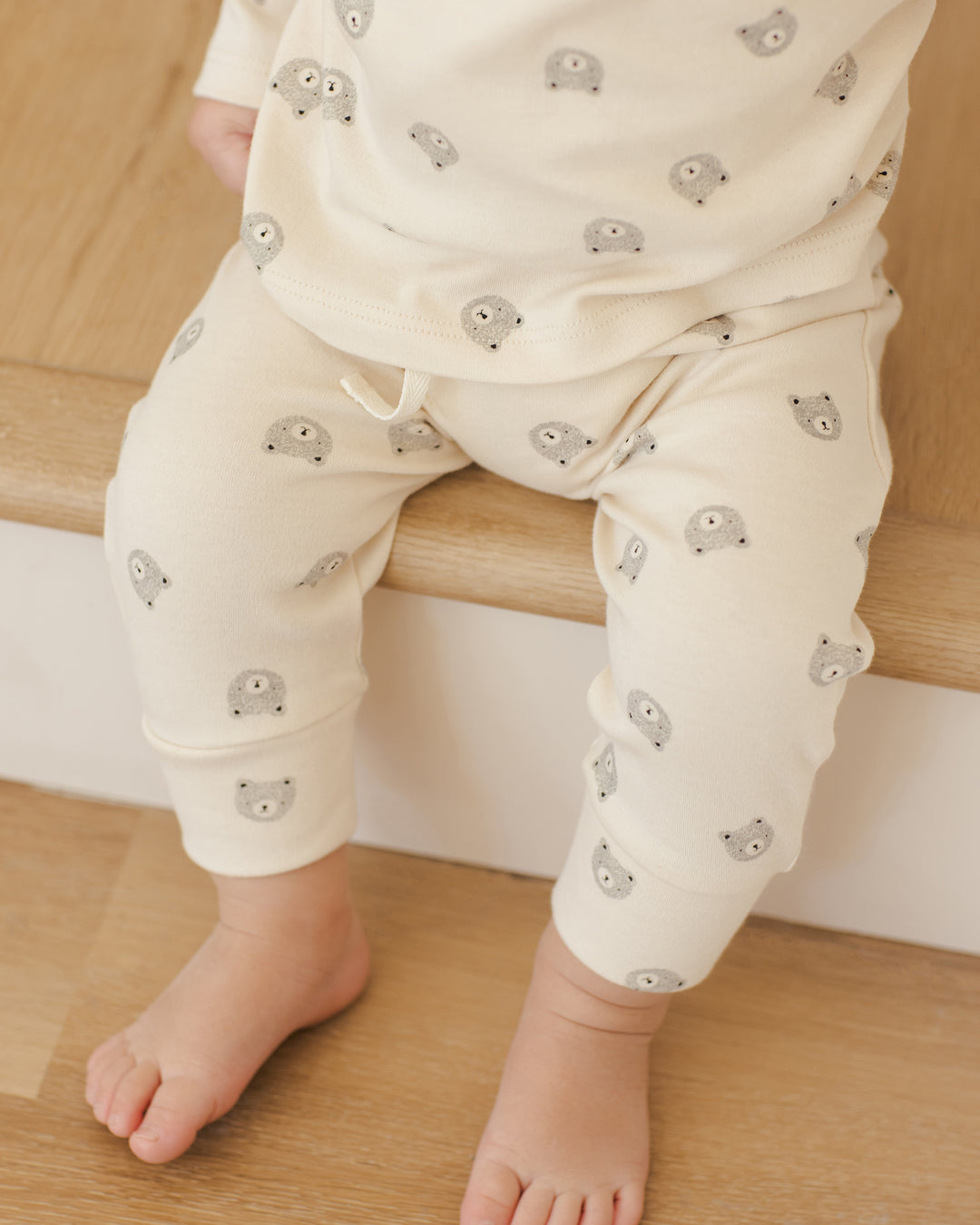 PRE-ORDER Quincy Mae Relaxed Sweatpant || Brown Bear