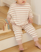Relaxed Sweatpant - Pink Stripe