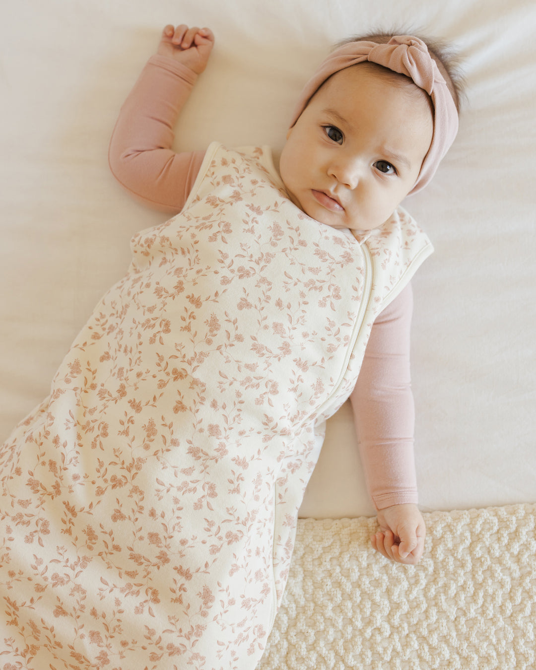 PRE-ORDER Quincy Mae Jersey Sleep Bag || French Garden