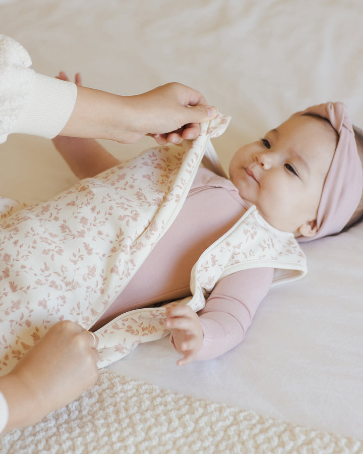 PRE-ORDER Quincy Mae Jersey Sleep Bag || French Garden