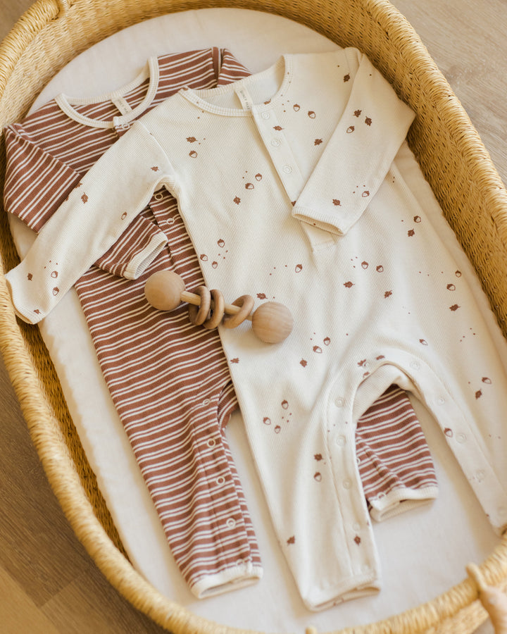 PRE-ORDER Quincy Mae Ribbed Baby Jumpsuit || Acorns