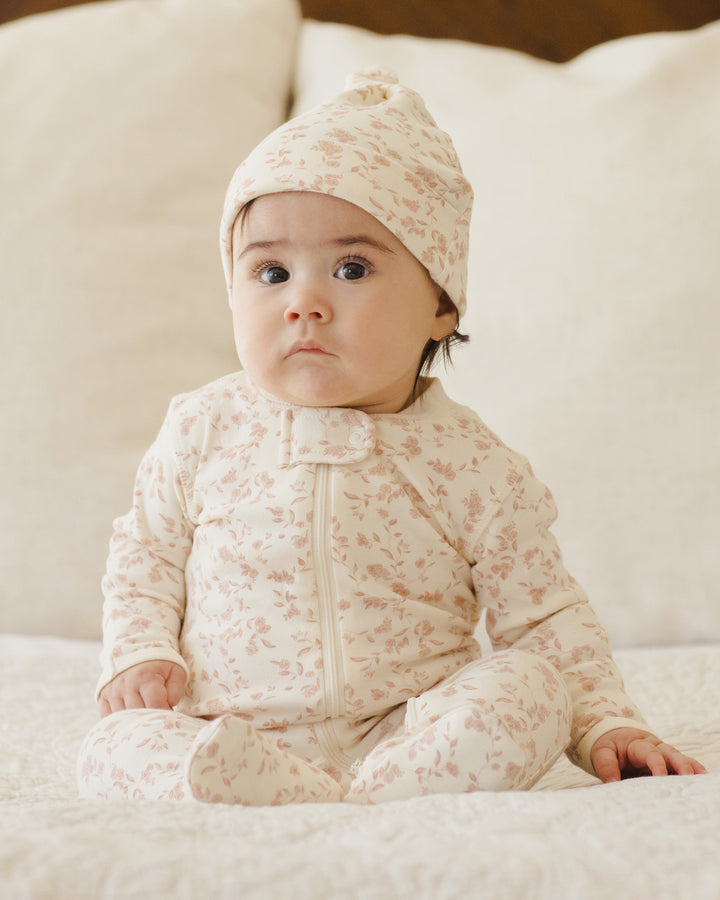 PRE-ORDER Quincy Mae Knotted Baby Hat || French Garden