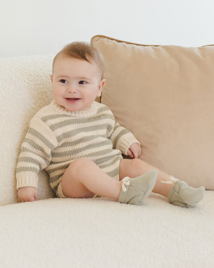 PRE-ORDER Quincy Mae Baby Booties || Fern