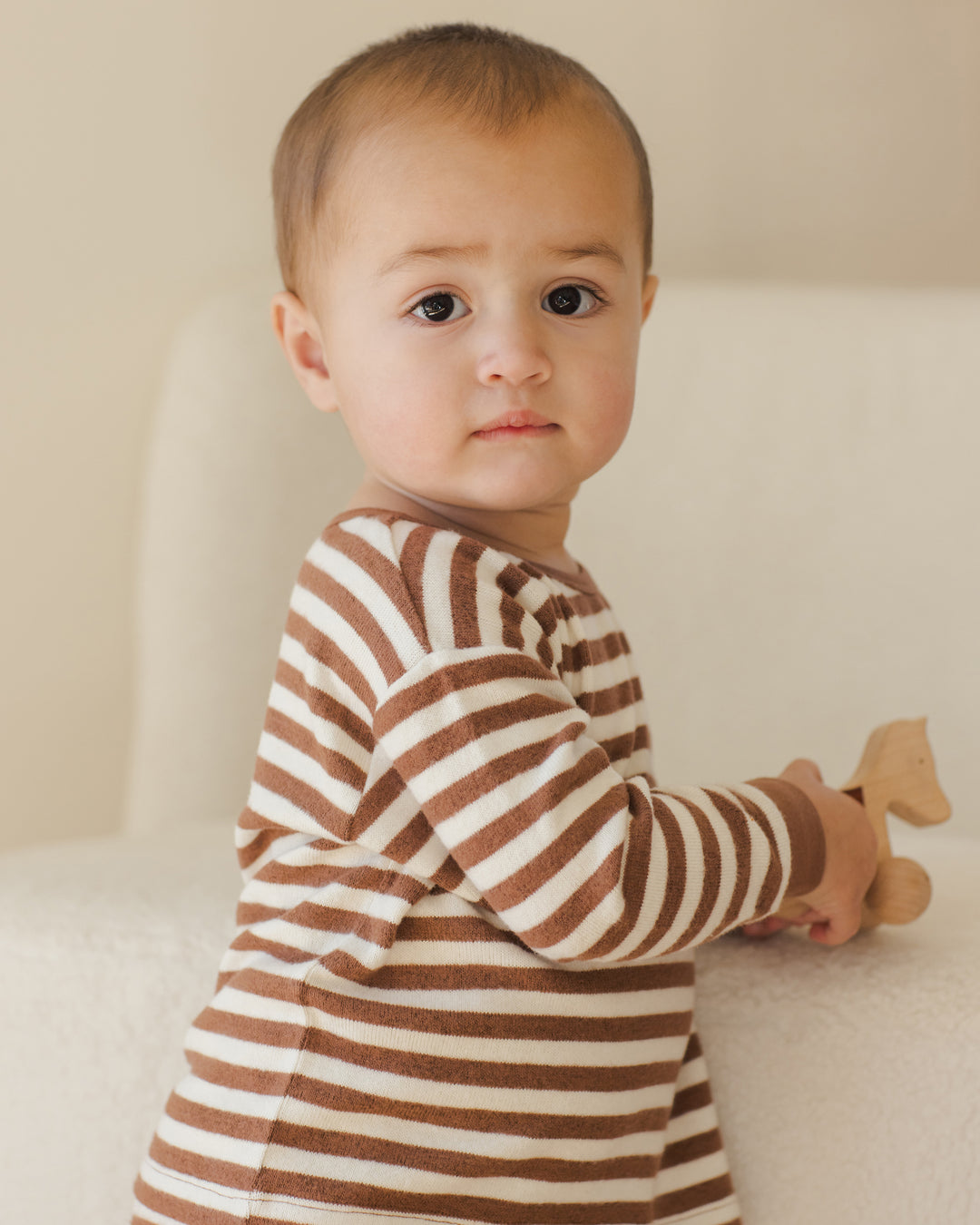 PRE-ORDER Quincy Mae Cozy Set || Cedar Stripe