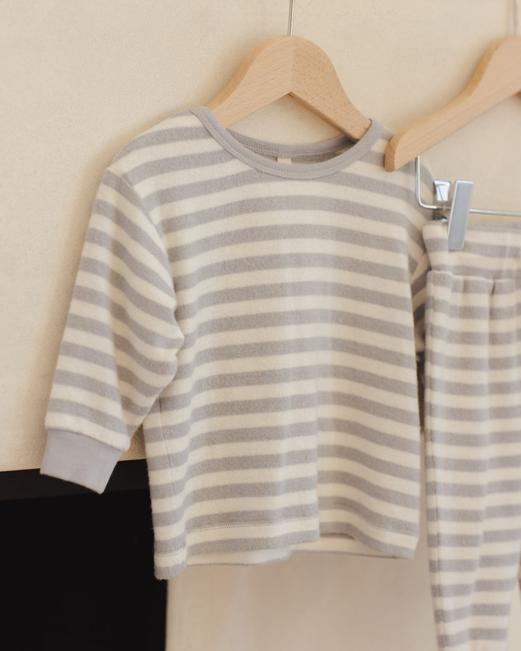 Quincy Mae Cozy Set - Blue Stripe