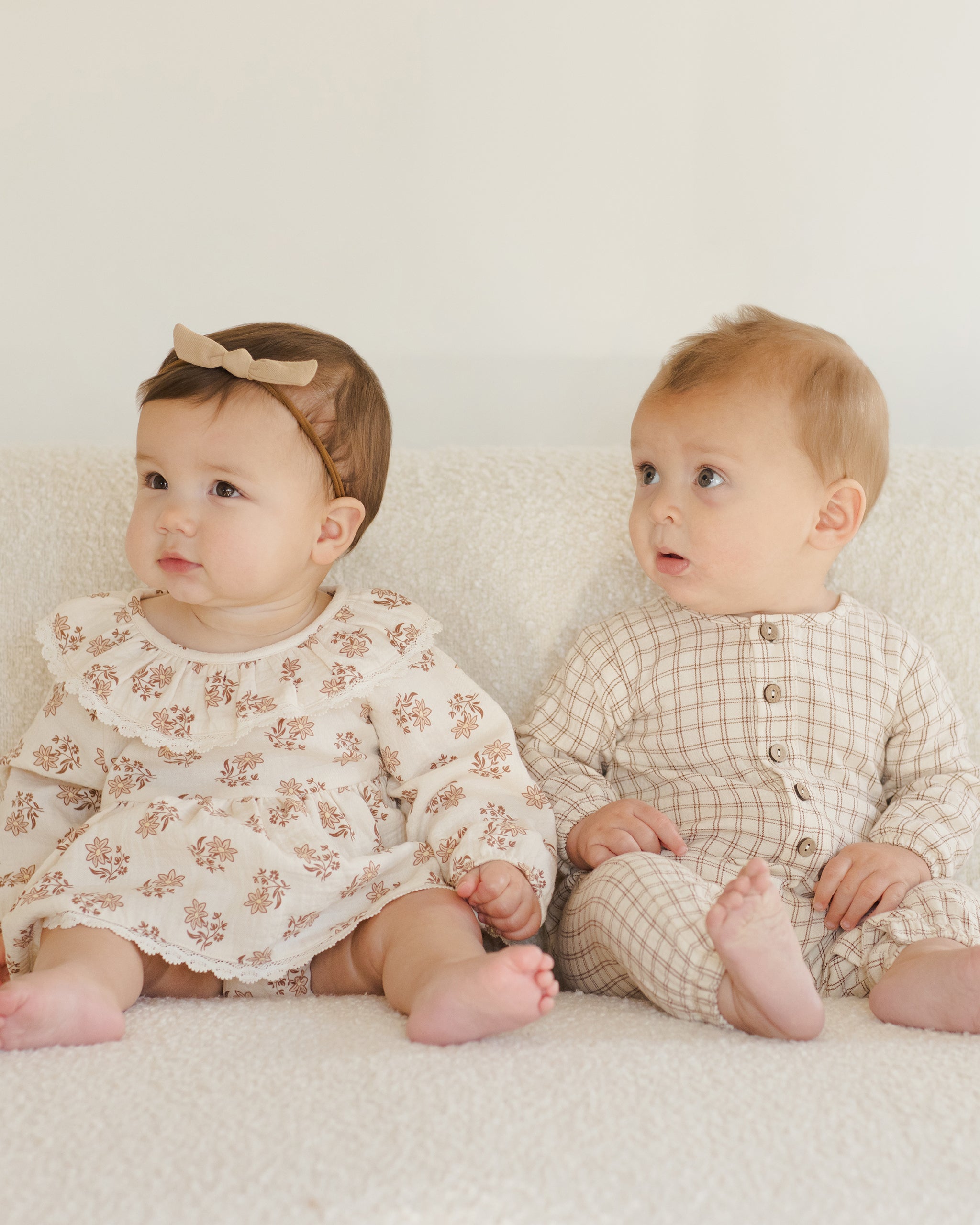 Quincy Mae Thalia Romper - Daylily