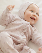 Ruffle Jumpsuit - Lilac Ditsy