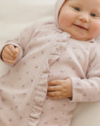 Ruffle Jumpsuit - Lilac Ditsy