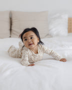 Zip Long Sleeve Sleeper Footie - Floral Vine