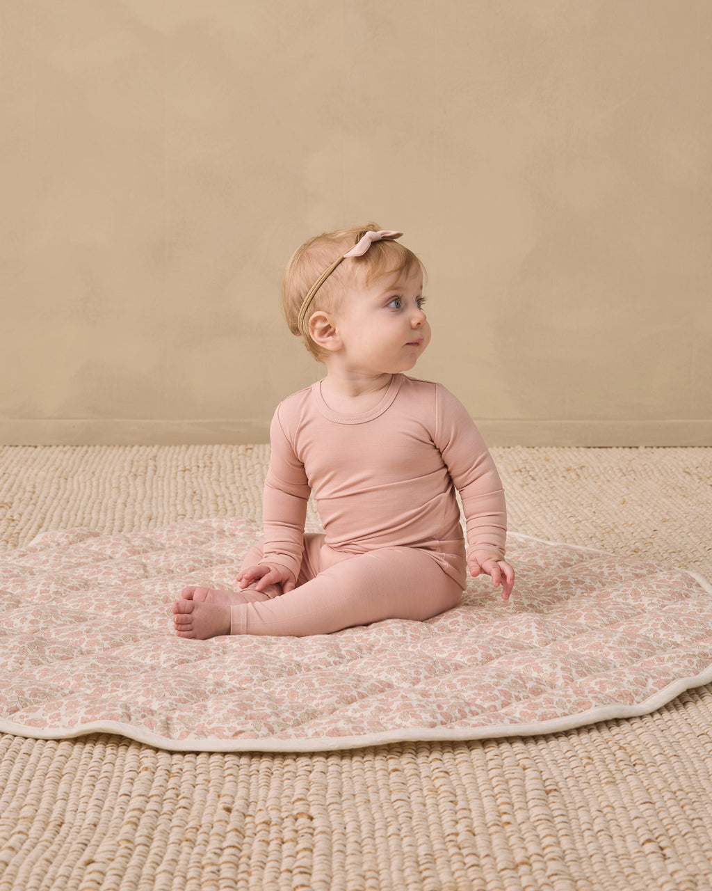 PRE-ORDER - Baby Play Mat - Pink Blossom