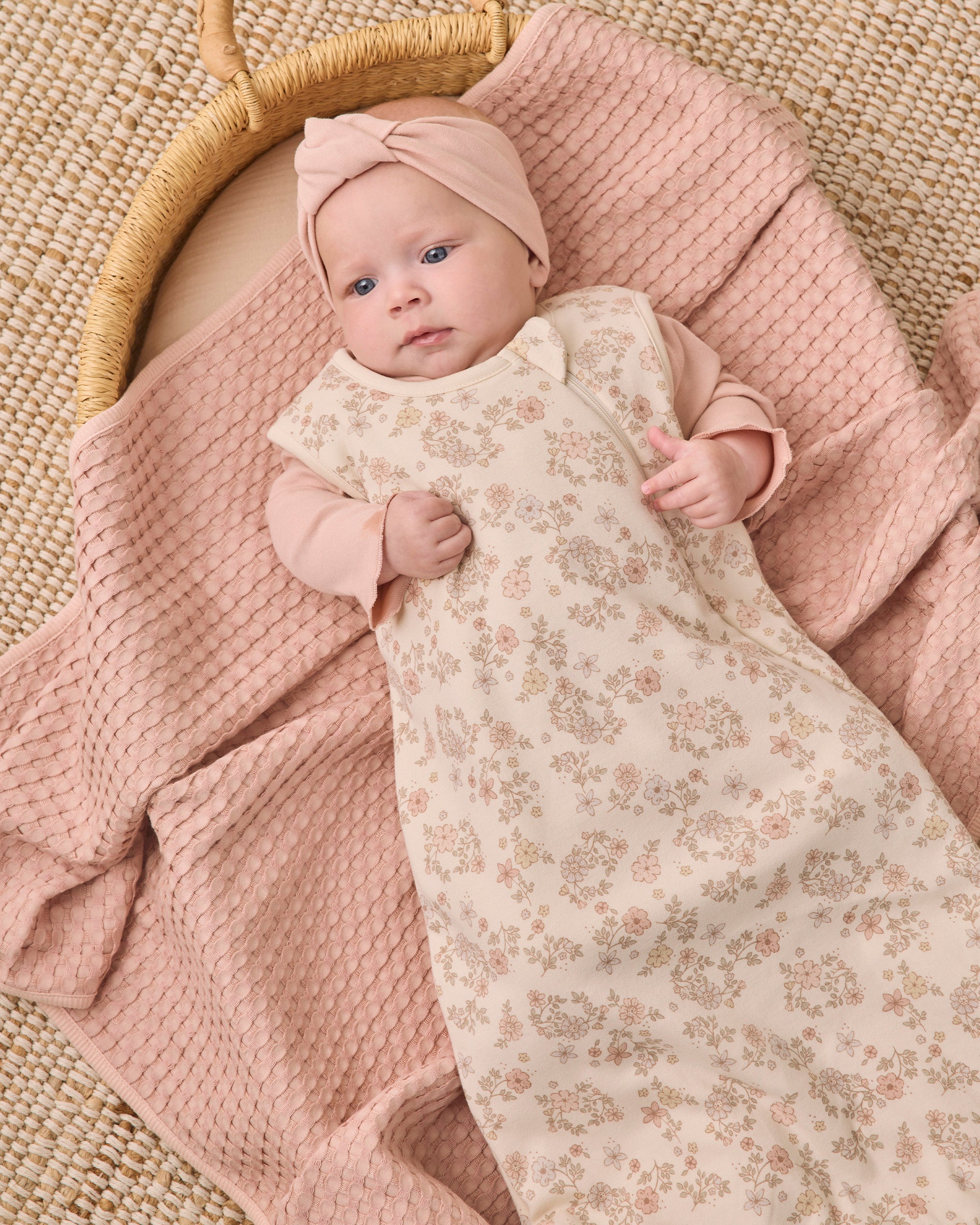 PRE-ORDER - Jersey Sleep Bag - Floral Vine