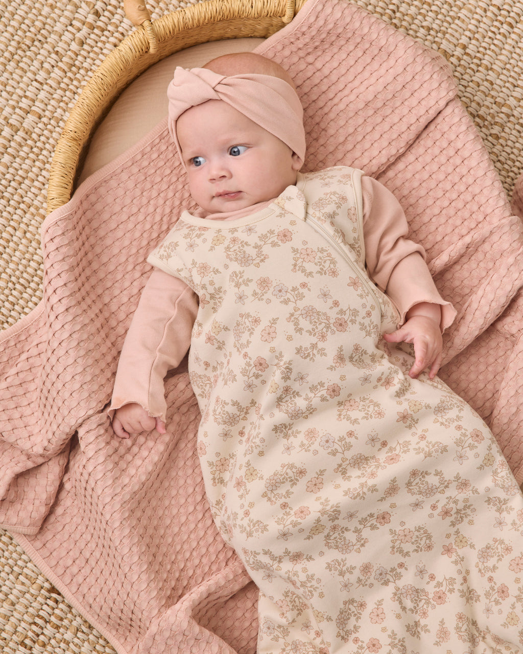 PRE-ORDER - Jersey Sleep Bag - Floral Vine