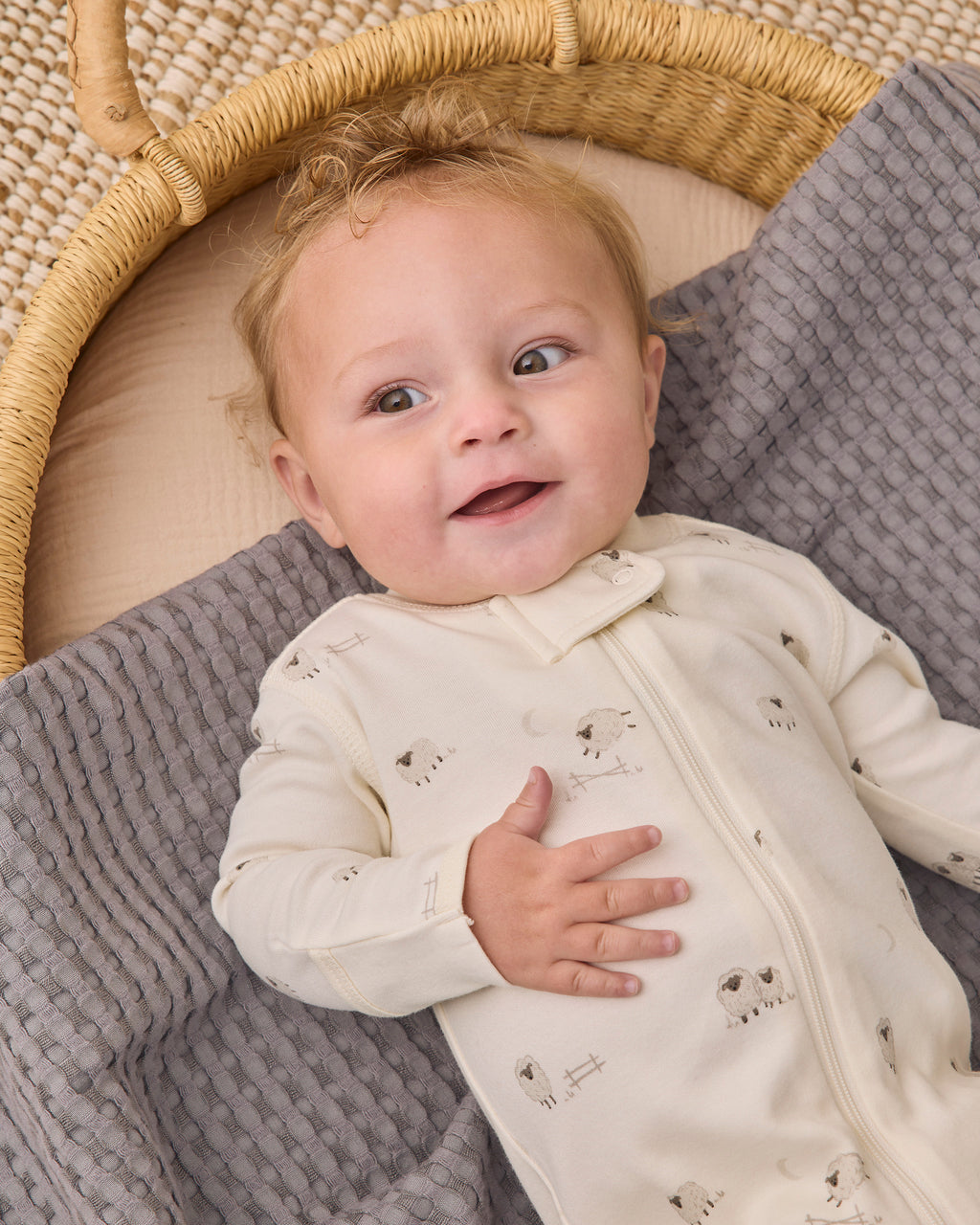 Zip Long Sleeve Sleeper Footie - Sheep