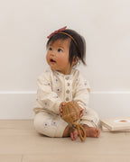 Relaxed Fleece Jumpsuit Blue Daisy
