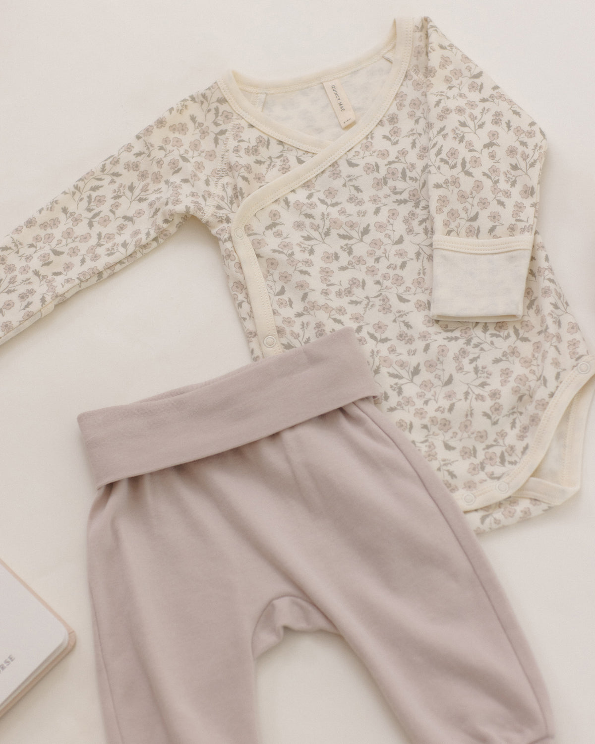 Side Snap Bodysuit + Pant Set Floret