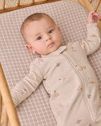 PRE-ORDER - Zip Long Sleeve Sleeper Footie Fox Land