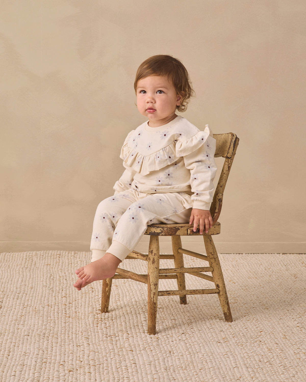 Relaxed Fleece Sweatpant Blue Daisy