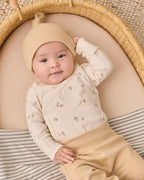 Side Snap Bodysuit + Pant Set Pears