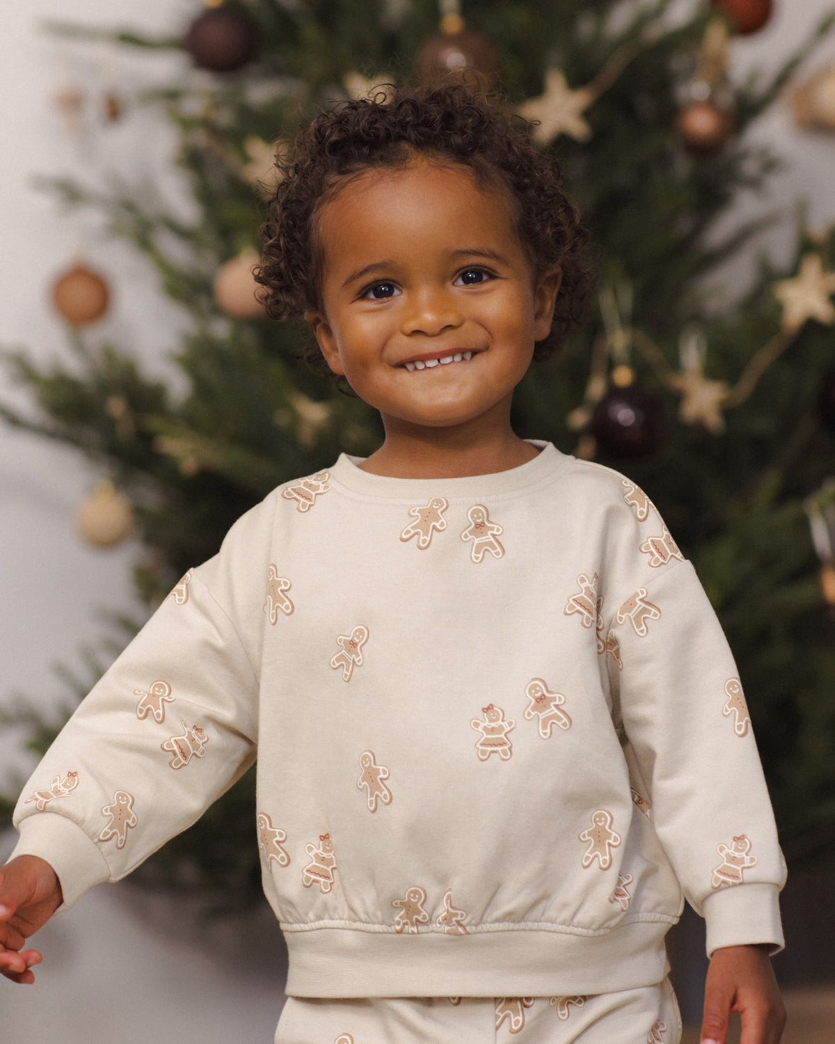Relaxed Fleece Sweatshirt Gingerbread