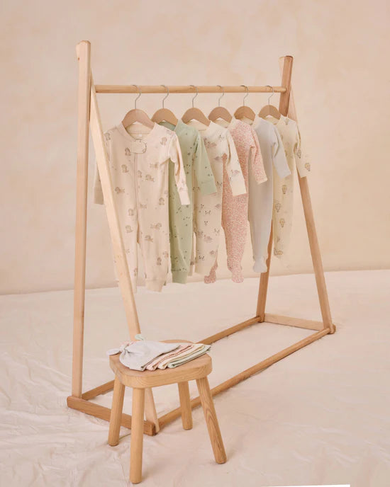 Quincy Mae Zip Longsleeve Sleeper - Stars