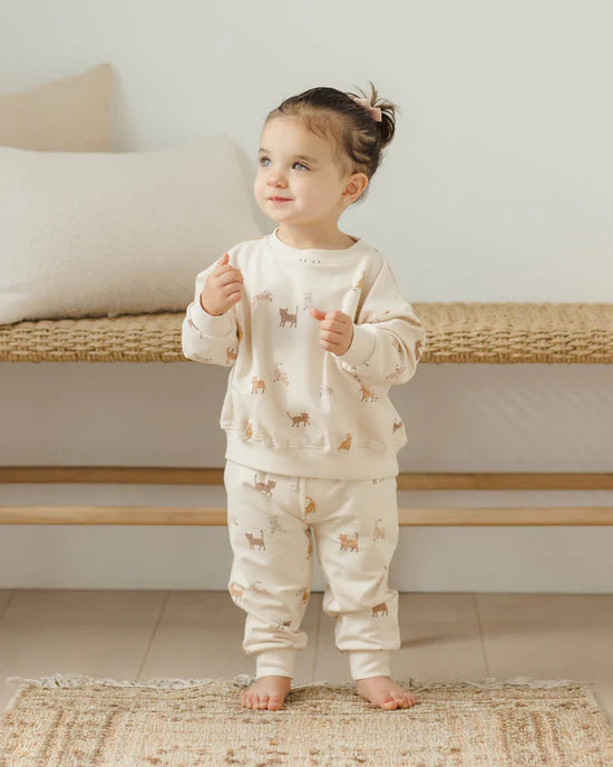 Quincy Mae Relaxed Sweatshirt - Cats